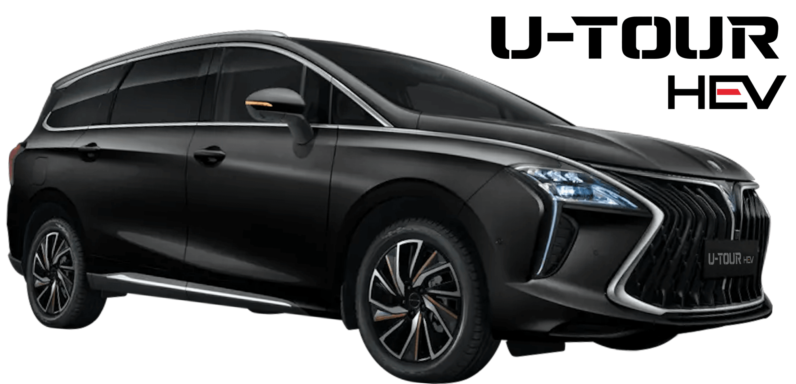FORTHING U-TOUR HEV, vista lateral en negro