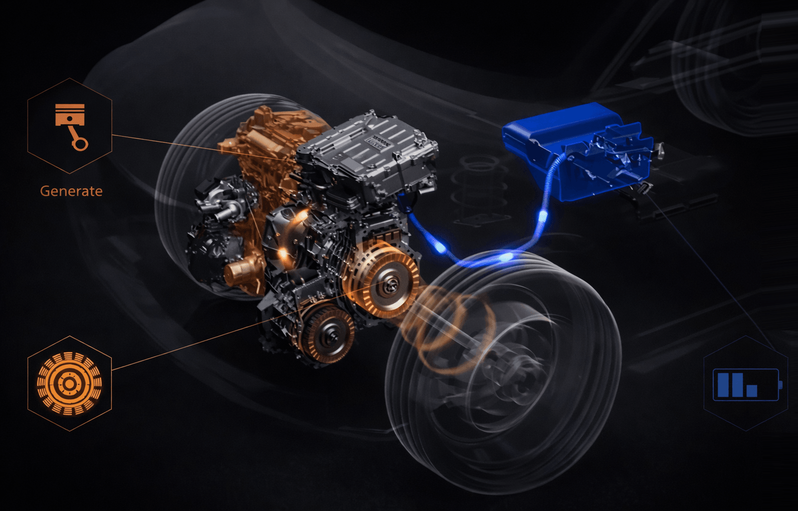Motor eléctrico del FORTHING FRIDAY REEV